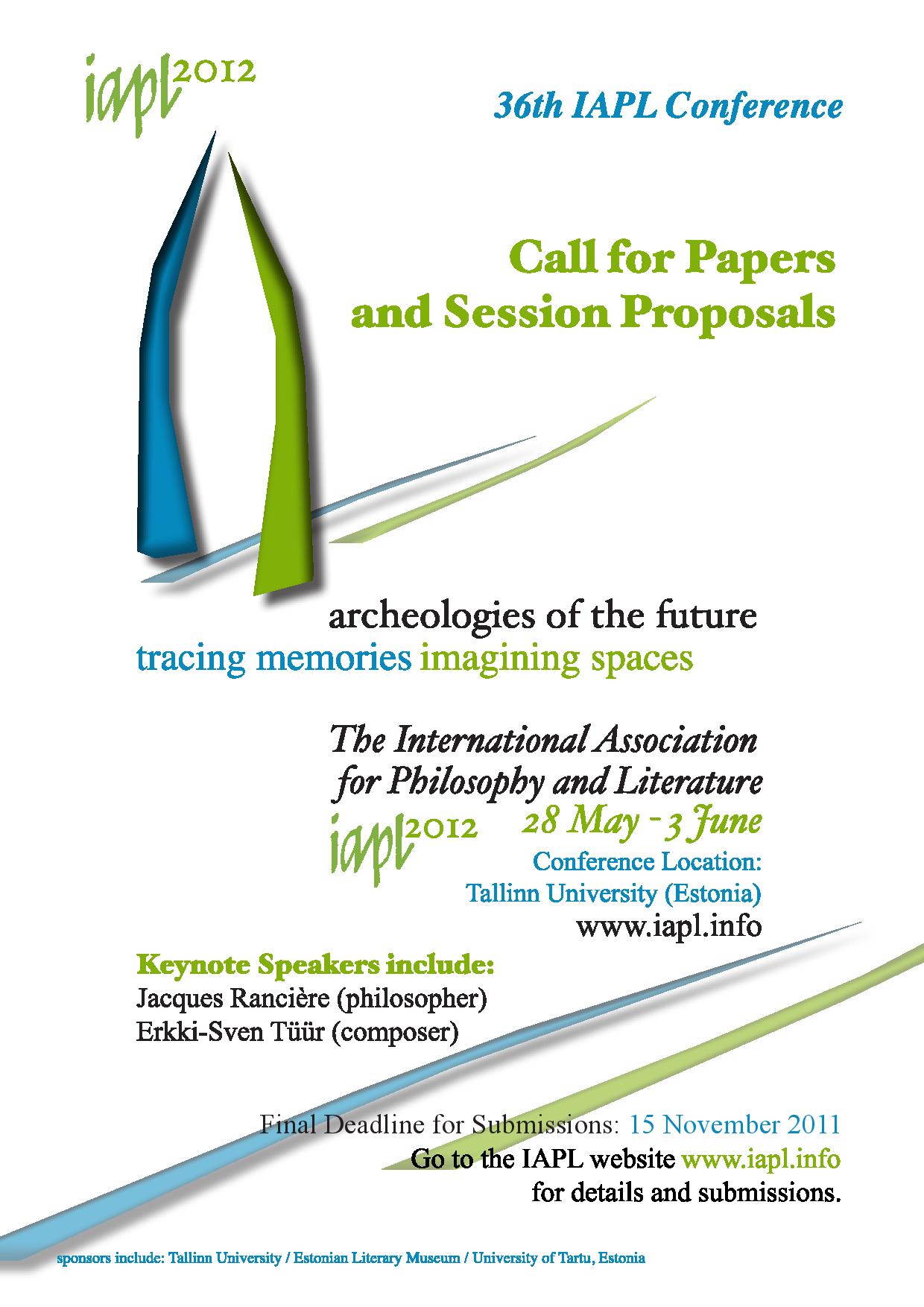 IAPL/36: Archaeologies of the Future