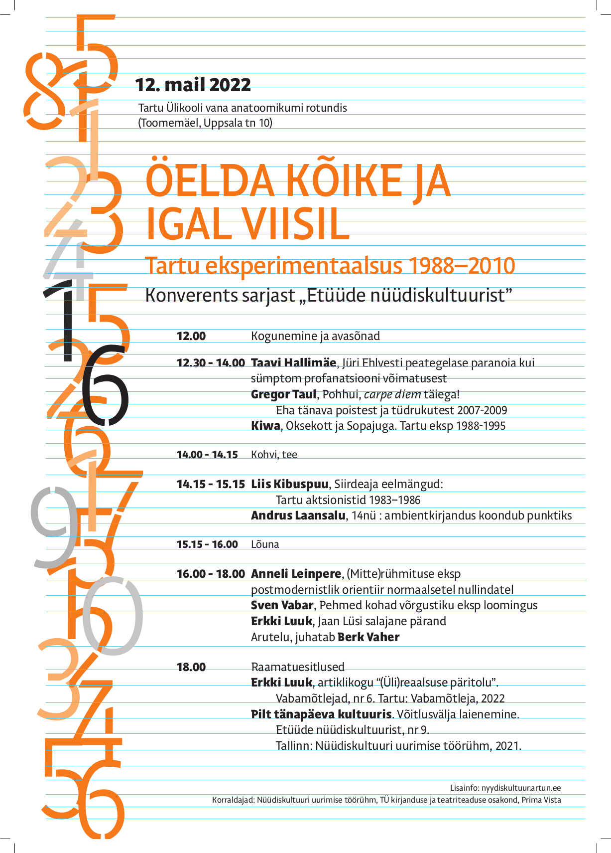 “Öelda kõike ja igal viisil”*. Tartu eksperimentaalsus 1988-2010